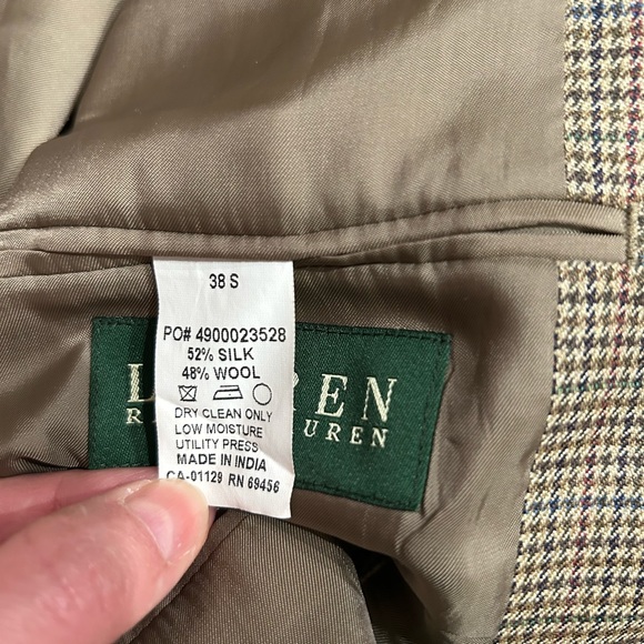 Ralph Lauren Silk wool men’s jacket - Picture 5 of 9